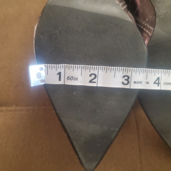 🔥 Metallic Pewter Point Toe Booties - Picture 6 of 14